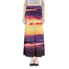 Great Smoky Mountains National Park Full Length Maxi Skirt by Celenk