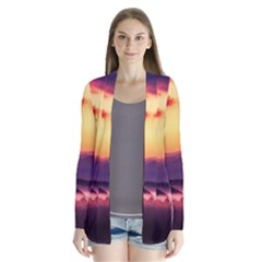 Great Smoky Mountains National Park Drape Collar Cardigan by Celenk