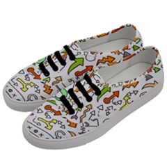 Desktop Pattern Art Graphic Design Men s Classic Low Top Sneakers by Celenk