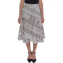 Sheet Music Paper Notes Antique Perfect Length Midi Skirt by Celenk