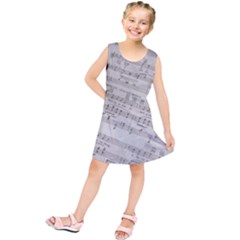 Sheet Music Paper Notes Antique Kids  Tunic Dress by Celenk