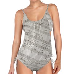 Sheet Music Paper Notes Antique Tankini Set by Celenk