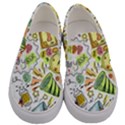 Doodle New Year Party Celebration Men s Canvas Slip Ons View1