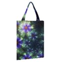 Fractal Painting Blue Floral Classic Tote Bag View2