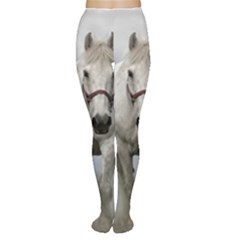 Horse Mammal White Horse Animal Women s Tights