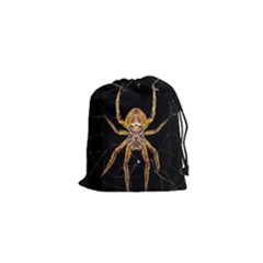 Nsect Macro Spider Colombia Drawstring Pouches (xs)  by Celenk