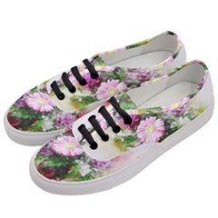 Flowers Roses Bouquet Art Nature Women s Classic Low Top Sneakers by Celenk