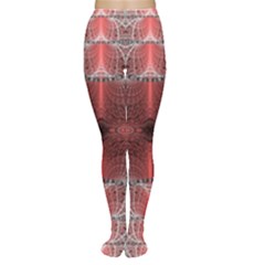 Fractal Diamond Circle Pattern Women s Tights