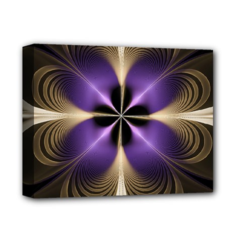 Fractal Glow Flowing Fantasy Deluxe Canvas 14  x 11 