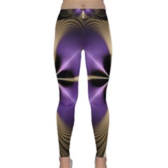 Fractal Glow Flowing Fantasy Classic Yoga Leggings