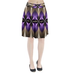 Fractal Glow Flowing Fantasy Pleated Skirt