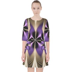 Fractal Glow Flowing Fantasy Pocket Dress