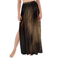 African Lion Mane Close Eyes Maxi Chiffon Tie-up Sarong by Celenk