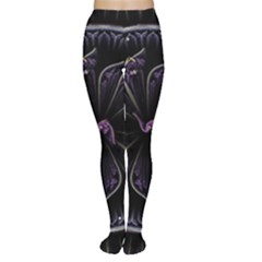 Fractal Abstract Purple Majesty Women s Tights