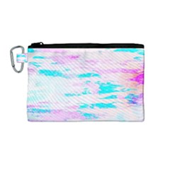 Background Art Abstract Watercolor Canvas Cosmetic Bag (medium)
