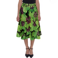 Luck Klee Lucky Clover Vierblattrig Perfect Length Midi Skirt