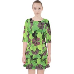 Luck Klee Lucky Clover Vierblattrig Pocket Dress