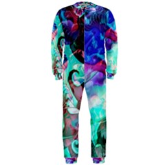 Background Art Abstract Watercolor Onepiece Jumpsuit (men)  by Celenk