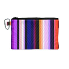 Abstract Background Pattern Textile 3 Canvas Cosmetic Bag (medium)