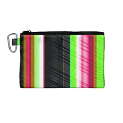 Abstract Background Pattern Textile Canvas Cosmetic Bag (medium)