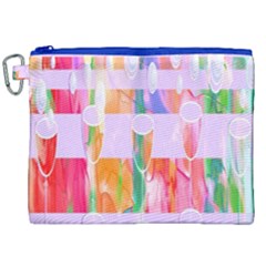 Watercolour Paint Dripping Ink Canvas Cosmetic Bag (xxl) by Celenk