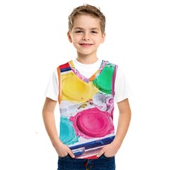 Palette Brush Paint Box Color Kids  Sportswear by Celenk