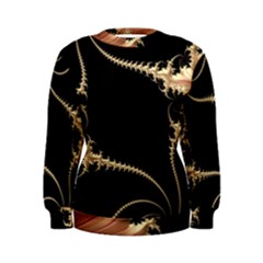 Fractal Art Design Pattern Texture Women s Sweatshirt by Celenk