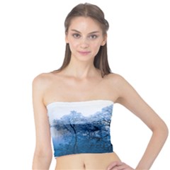 Nature Inspiration Trees Blue Tube Top