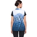 Nature Inspiration Trees Blue Women s Puffer Vest View2