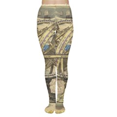 Map Compass Nautical Vintage Women s Tights by Celenk