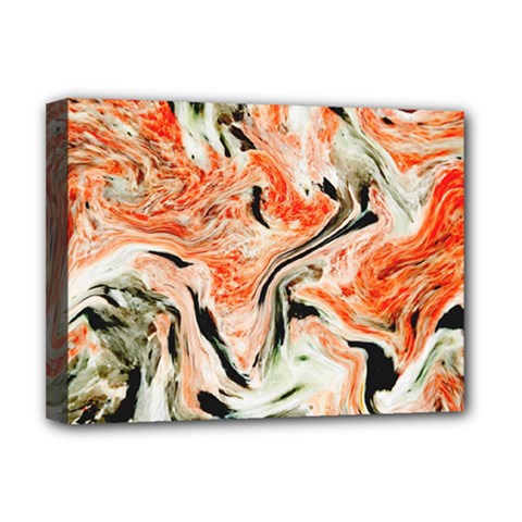 Marble Texture White Pattern Deluxe Canvas 16  X 12   by Celenk