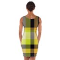 Tartan Abstract Background Pattern Textile 5 Wrap Front Bodycon Dress View2