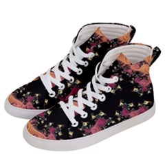 Fractal Fantasy Art Design Swirl Men s Hi-top Skate Sneakers by Celenk