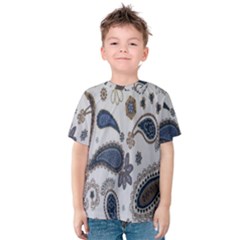 Pattern Embroidery Fabric Sew Kids  Cotton Tee