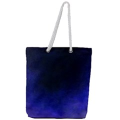 Ombre Full Print Rope Handle Tote (large) by ValentinaDesign