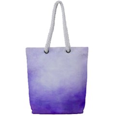 Ombre Full Print Rope Handle Tote (small) by ValentinaDesign