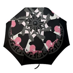 Scorpio Girl Folding Umbrellas