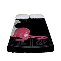 Scorpio Girl Fitted Sheet (Full/ Double Size)