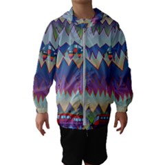 Zig Zag Boats Hooded Wind Breaker (kids)