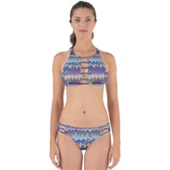 Zig Zag Boats Perfectly Cut Out Bikini Set by CosmicEsoteric