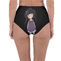 Dolly girl in purple Reversible High-Waist Bikini Bottoms View2