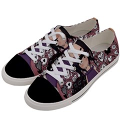 Dolly Girl In Purple Women s Low Top Canvas Sneakers by Valentinaart