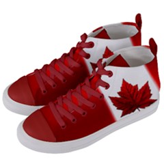 Canada Shoes Women s Mid-top Canvas Sneakers by CanadaSouvenirs