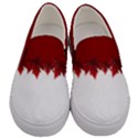 Canada Maple Leaf Shoes Men s Canvas Slip Ons View1