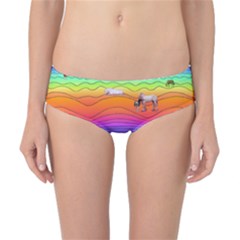 Horses In Rainbow Classic Bikini Bottoms by CosmicEsoteric