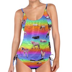 Horses In Rainbow Tankini Set by CosmicEsoteric