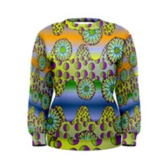 Amoeba Flowers Women s Sweatshirt by CosmicEsoteric