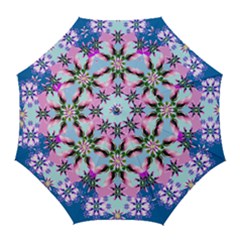 Flower Mandala Blue & Pink by belierartanddesign