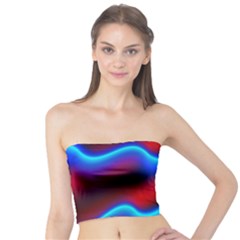 Wave Pattern Background Curve Tube Top