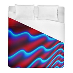 Wave Pattern Background Curve Duvet Cover (full/ Double Size) by Celenk